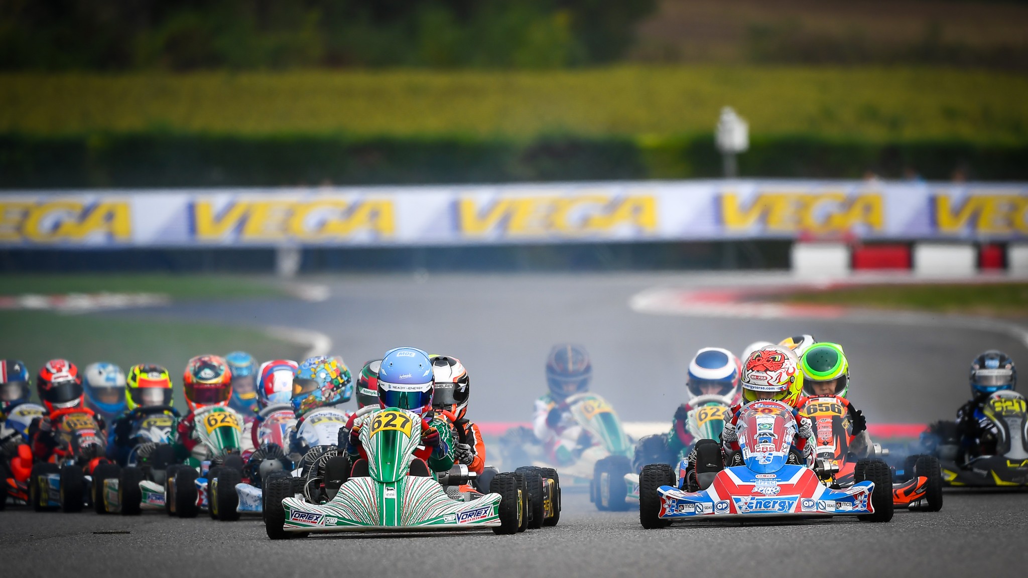 Henri Moehring an der Spitze des Feldes