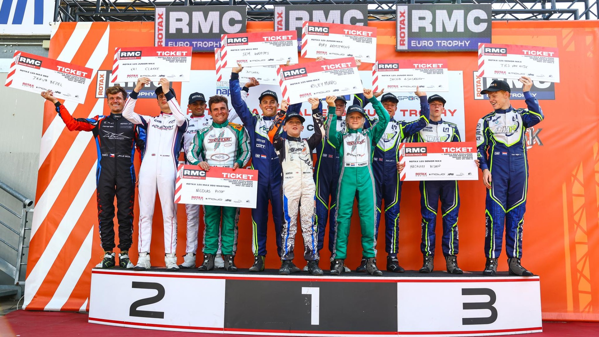 PODIUMS Tickets Winners